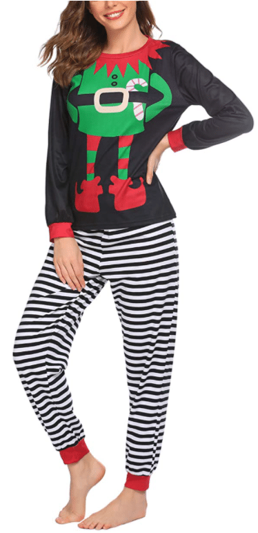 Christmas Elf Pajamas for Women