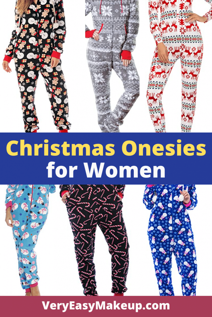 Christmas Onesies for Women on Amazon by Very Easy Makeup