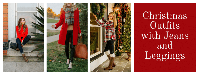 Christmas Outfits with Jeans and Leggings by Very Easy Makeup and Christmas outfits female