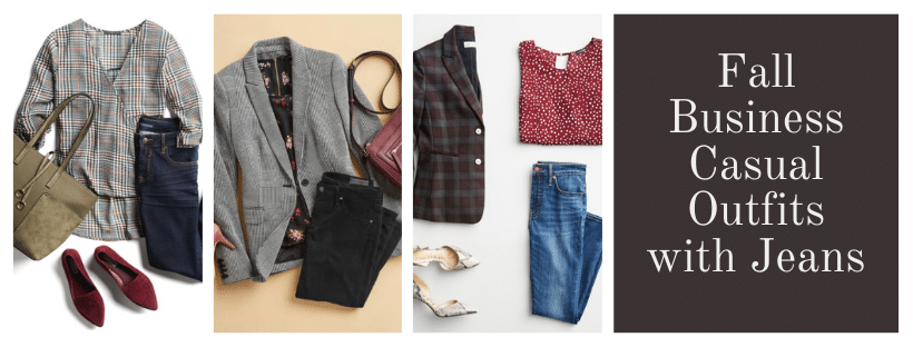 Fall 2021 Business Casual Outfits with Jeans Inspired by Stitch Fix Fashion Trends