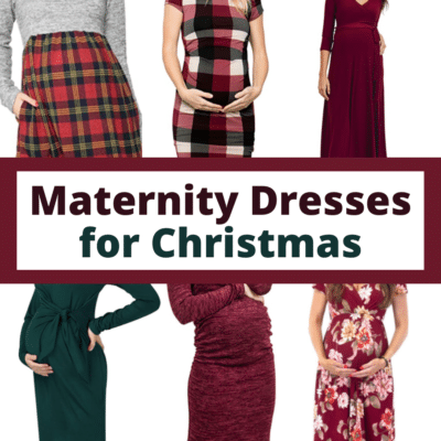 Maternity Dresses for Christmas by Very Easy Makeup