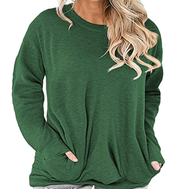 Plus Size Long Sleeve Shirt for Athleisure