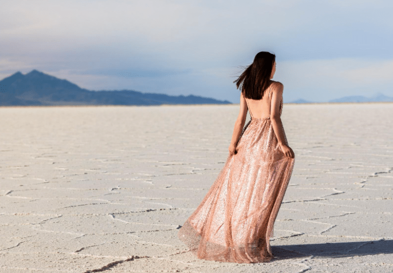 Rose Gold Dress for Photographers to Use with Models