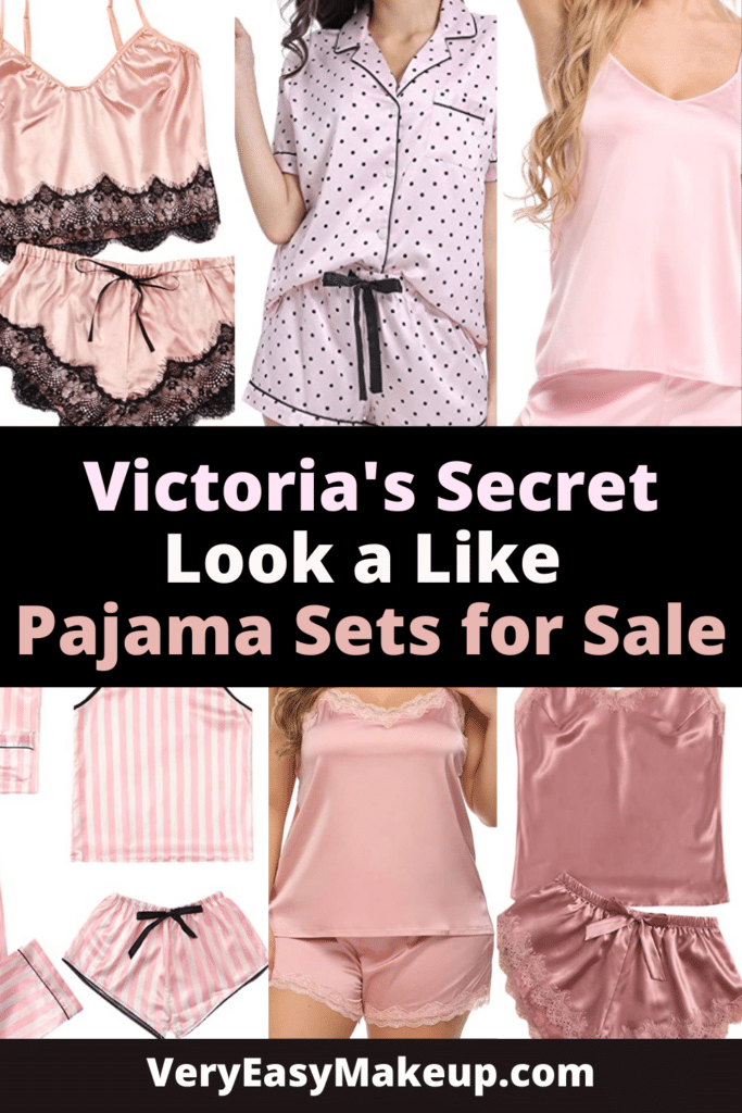 Victoria's Secret Look a Like Pajama Sets and Pajama Shorts by Very Easy Makeup