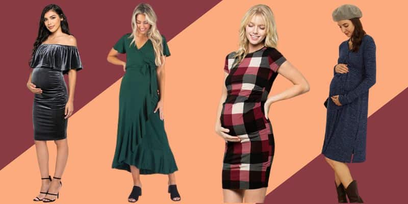 Best Fall Maternity Dresses