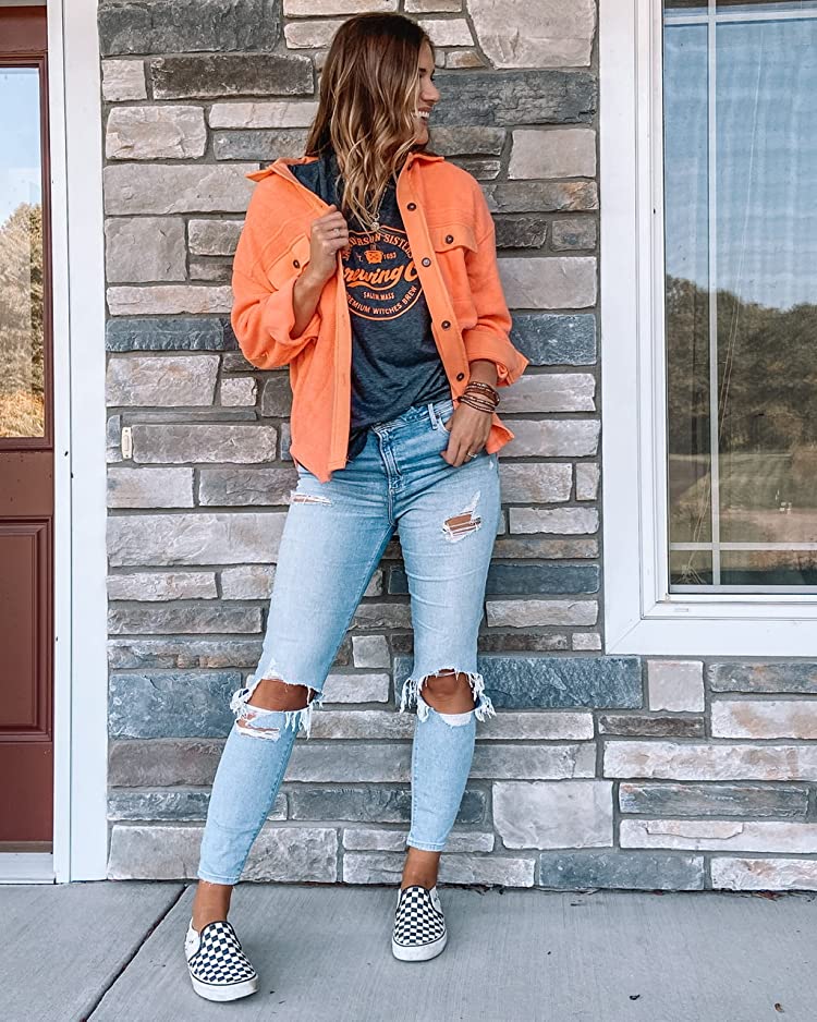 Cute Fall Outfit with Jeans