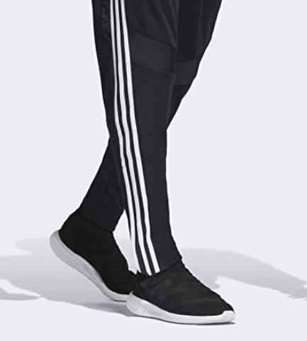 Adidas Black Jogger and Training Pants with 3 White Stripes