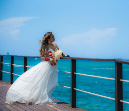 Affordable and Sparkly Destination and Beach Wedding Dress on Amazon