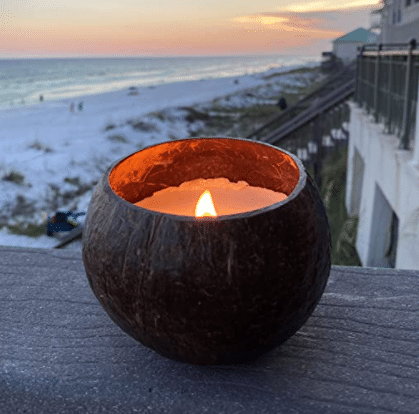 Eco-Friendly, Zero Waste Coconut Bowl Candle