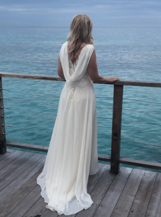 Glamorous Beach Wedding Dress