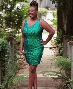Green Sequin Iconic Party Dress
