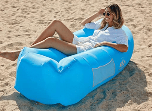 Inflatable Lounger for Festivals and Camping