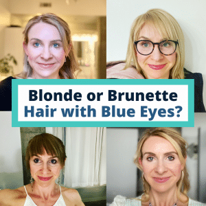 is blonde or dark blonde and bronde hair better for blue eyes