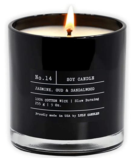 Jasmine Scented Soy Candle for Men or Women
