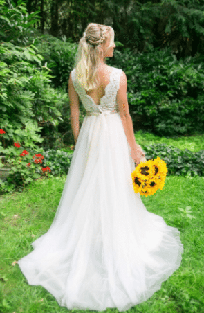 Lace Boho Wedding Dress on Amazon