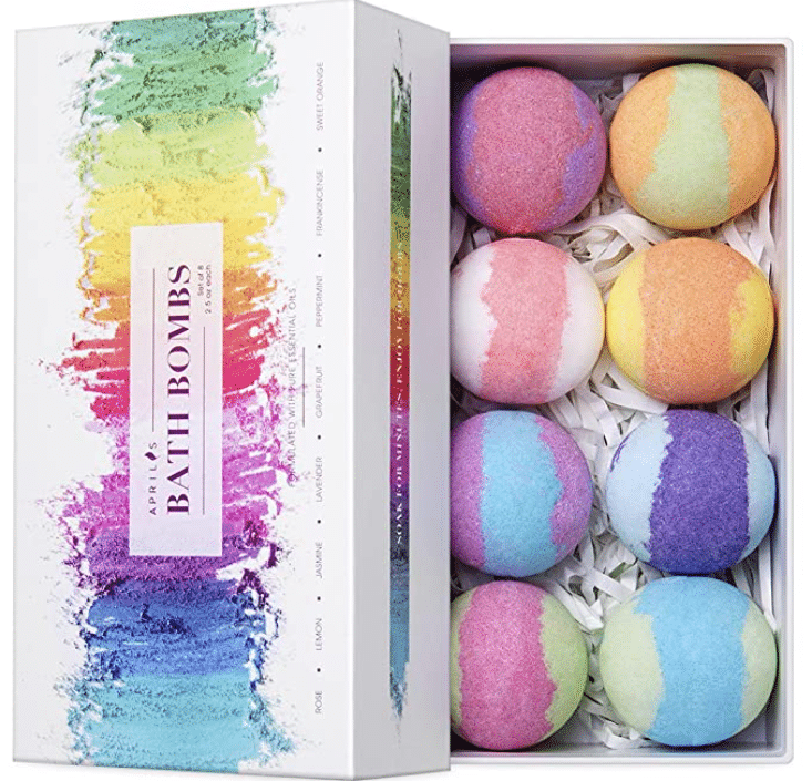 Multi-Color Bath Bomb Gift Set for Teenage Girls