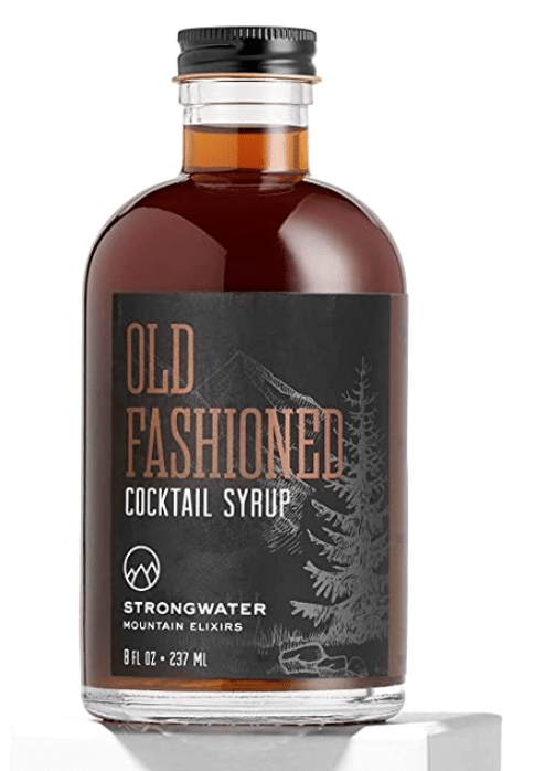 Old Fashioned Cocktail Syrup to Mix with Alcohol for a Present for Couples