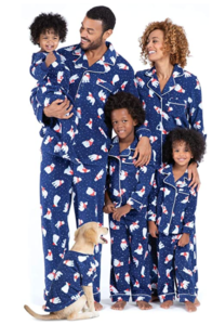 PajamaGram Family Matching Christmas Pajamas with Polar Bears