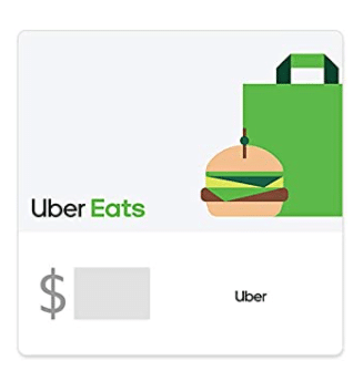 opular Amazon Gift Card for Couples from Uber Eats