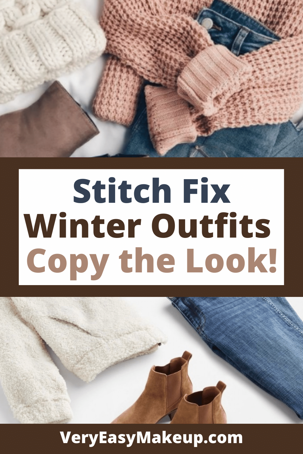 Stitch Fix Winter 2021 Outfits with Sweaters and How to Copy the Outfit on Amazon for Less by Very Easy Makeup