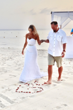 Stunning Beach Wedding Dress or Wedding Vow Renewal Dress