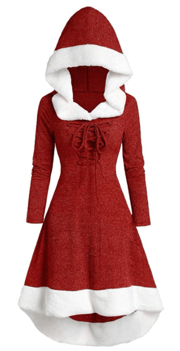 The best red Christmas dresses for women on Amazon.