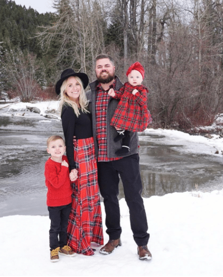 Women's Long Red and Black Plaid Dress for Christmas and Photo Shoots