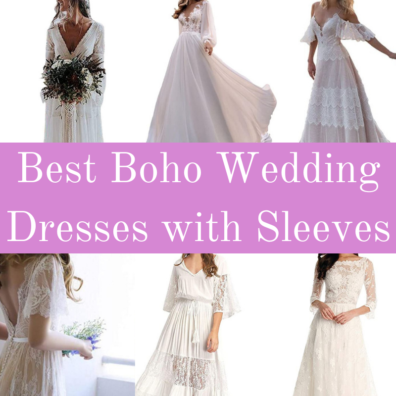 The Best Boho Wedding Dresses with Sleeves