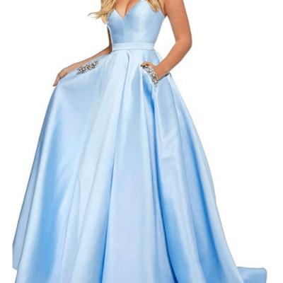 Ball Gown Prom Dress with Pockets Under $50 Online