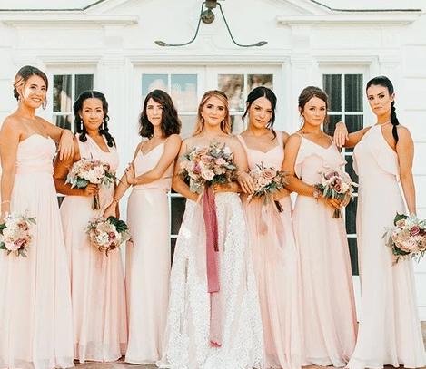 22 Amazing Blush Bridesmaid Dresses Under $100
