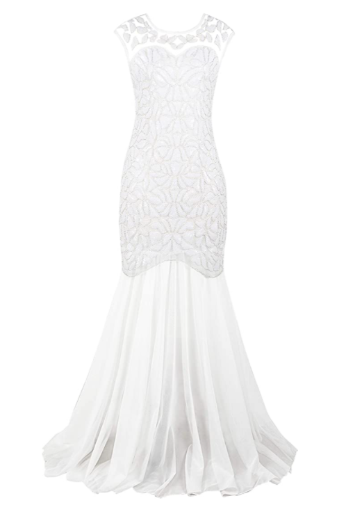 Gatsby Wedding Dress with Art Deco Style