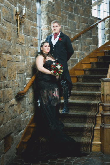 Gothic Themed Wedding Ideas and Black Gothic Dress