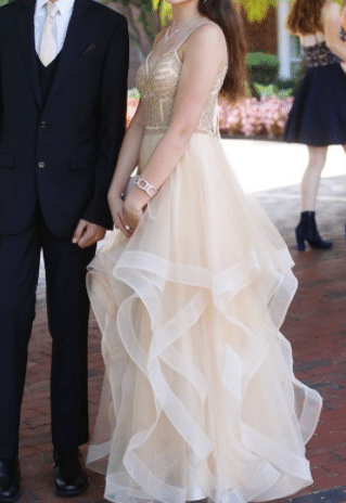 Hayley Paige Teresa Wedding Dress Dupe