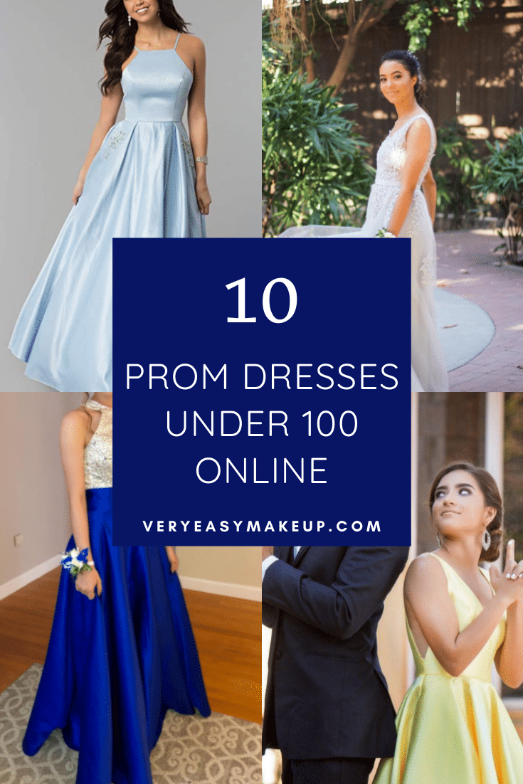 prom dresses under 100 online by Very Easy Makeup