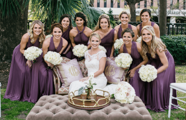 Purple Infinity Bridesmaids Dresses