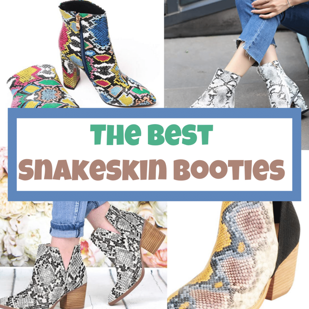 The Best Snakeskin Booties for Women