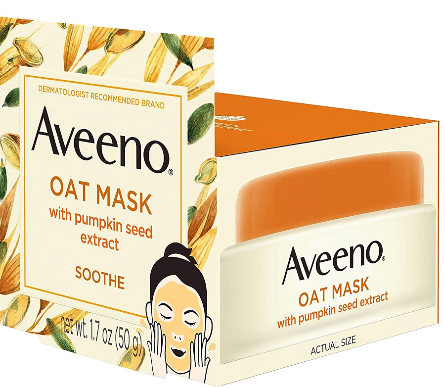 Aveeno oat mask with pumpkin seed for bridesmaid gift and bridal party