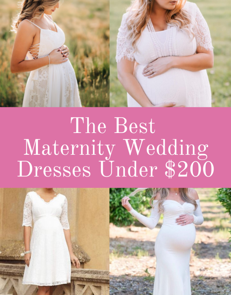 20 Best Maternity Wedding Dresses (on Amazon!)