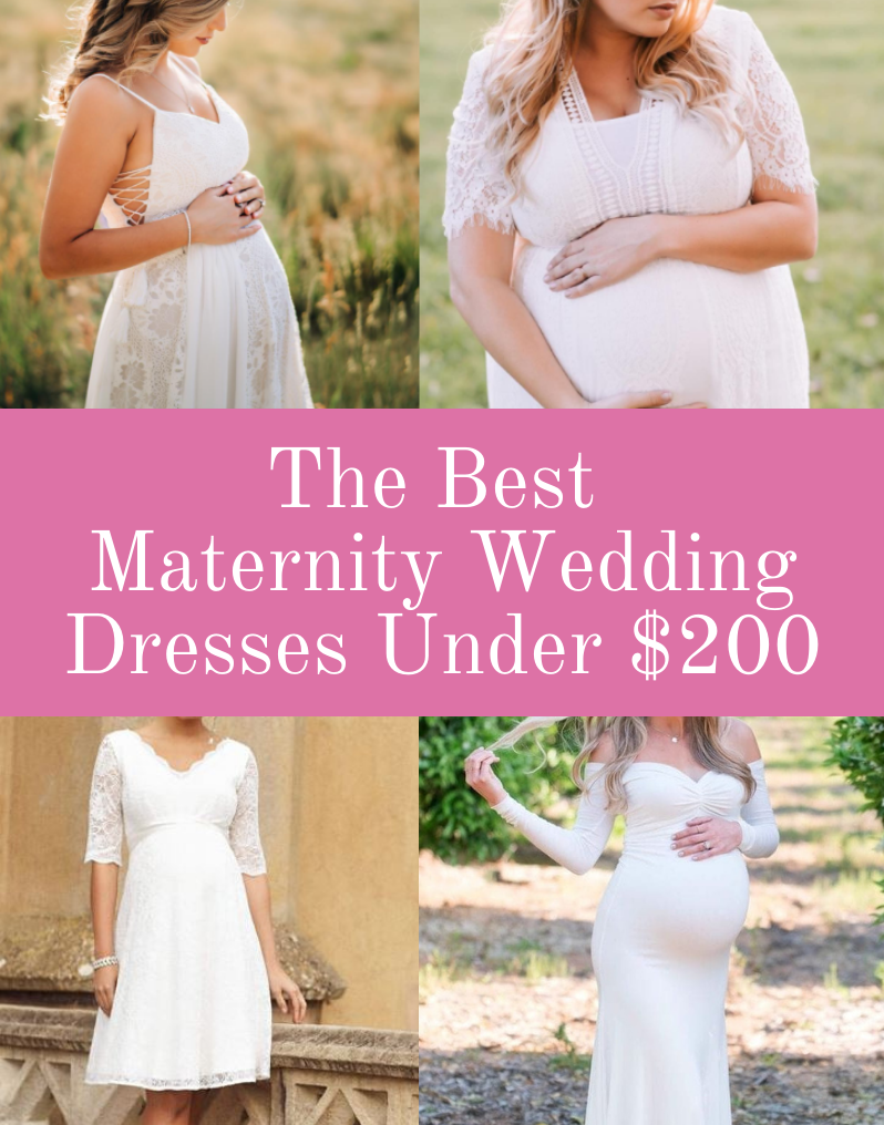 The Best Maternity Wedding Dresses Under $200