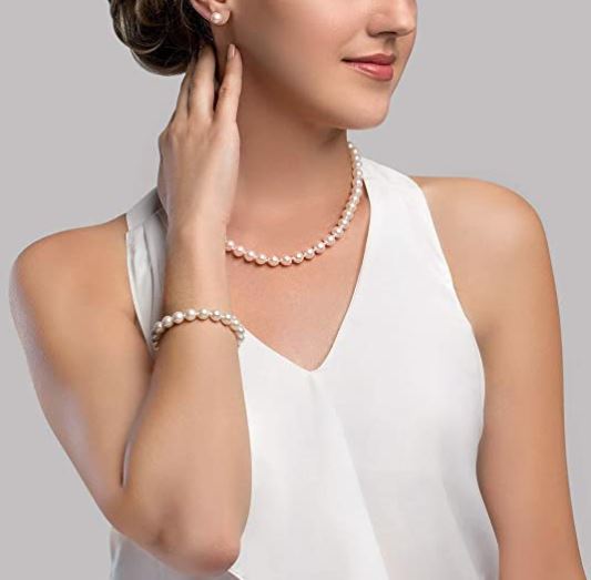 best cheap pearly wedding jewelry set