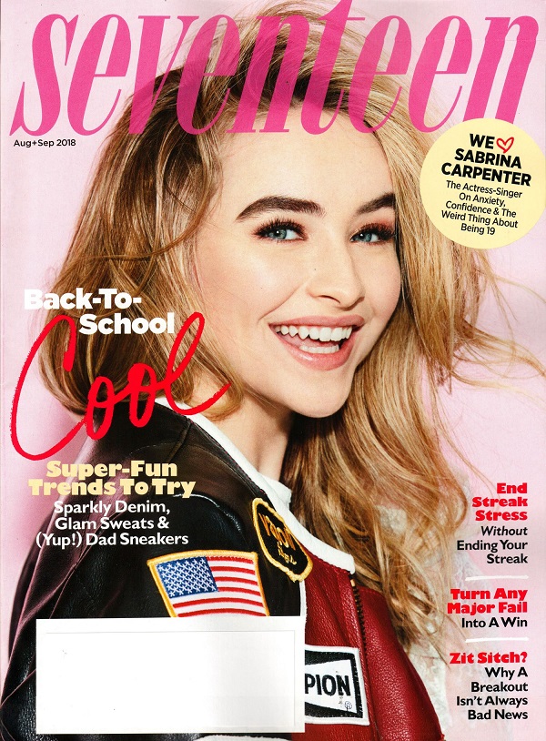 Seventeen Magazine Example of Perfectly Shaped Thick Eyebrows