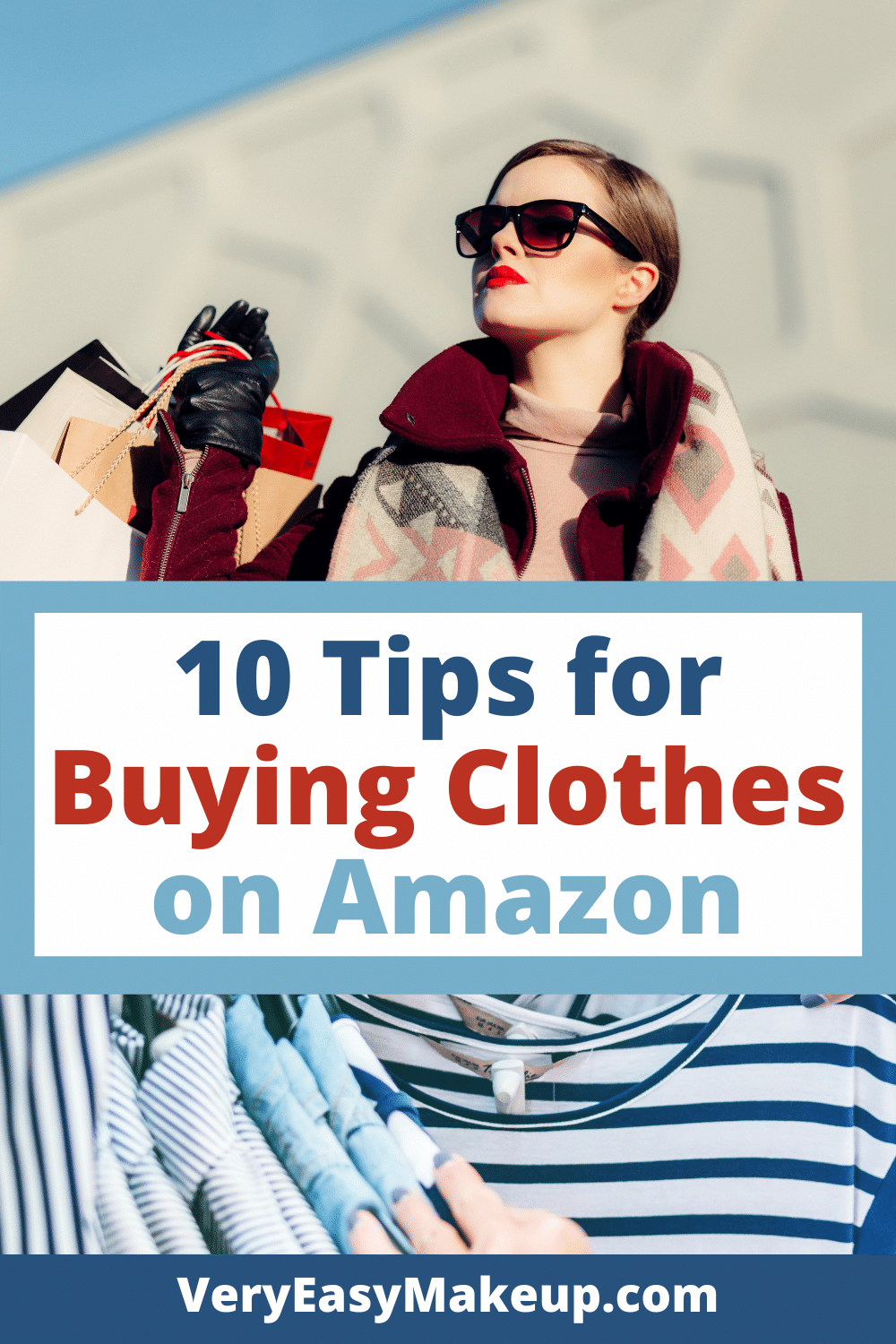 10 tips for buying clothes on Amazon by Very Easy Makeup