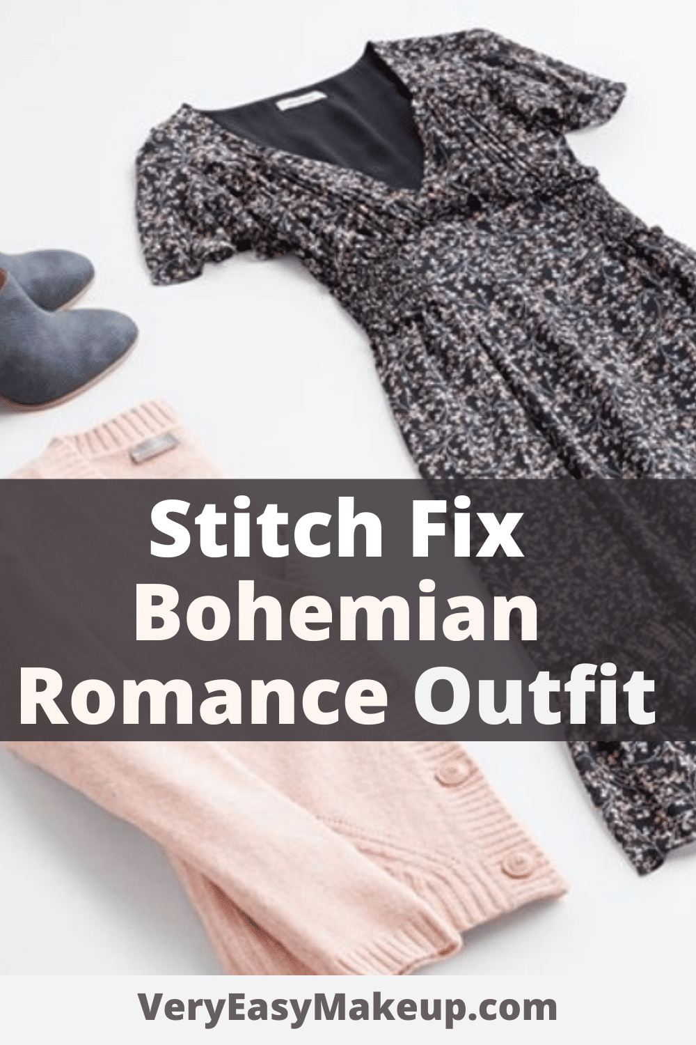 Stitch Fix Bohemian Romance Outfit and Bohemian Romance Dress Online by Very Easy Makeup