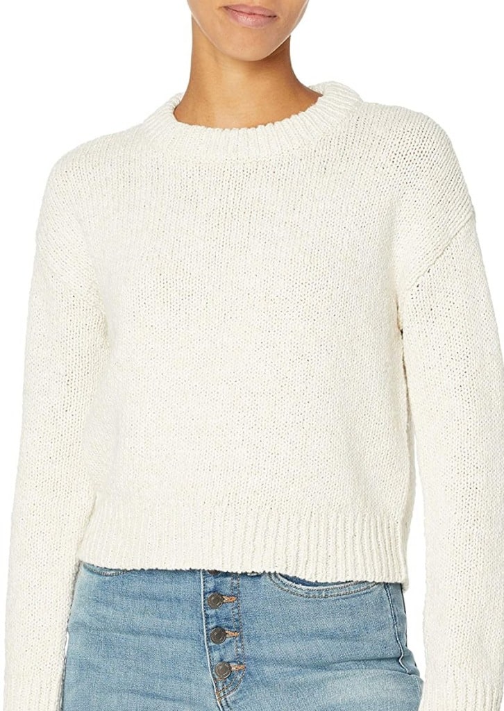 Goodthreads Women's Marled Long Sleeve Crewneck Sweater