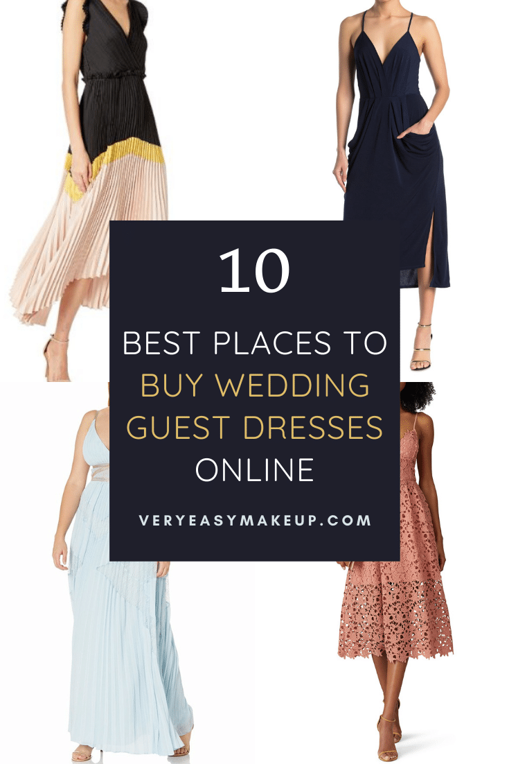 the 10 best places to buy wedding guest dresses online by Very Easy Makeup