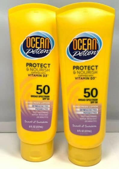 Ocean Potion Sunblock SPF 50 for Travel