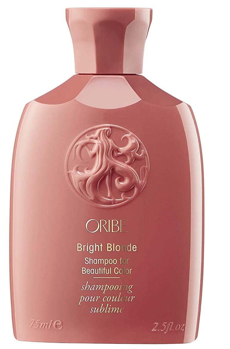 Oribe Bright Blonde Shampoo as the Best Purple Shampoo for Blondes and Brassiness