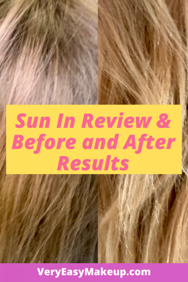 Sun-In Hair Lightener Review and Before and After Results