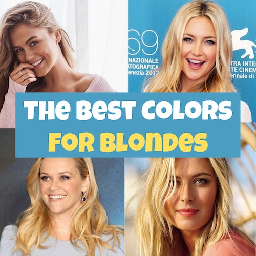 the best colors for blondes to wear by Very Easy Makeup