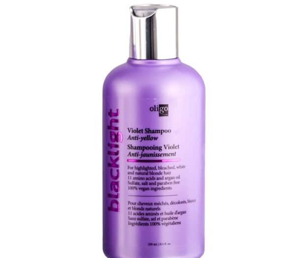 best purple shampoo for blondes to get rid of brassiness by Oligo
